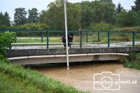 Kontrolle Pegelstand Zaya