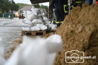 Befüllung von Sandsäcken