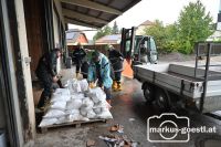 Befüllung von Sandsäcken