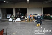 Befüllung von Sandsäcken