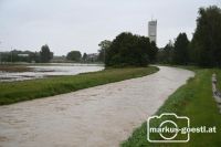 Pegel der Zaya in Gnadendorf