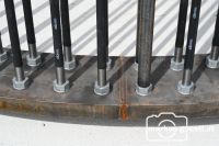 Stahlschrauben mit Mutter