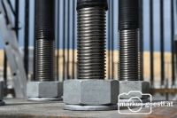 Stahlschrauben mit Mutter