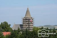 Gerüstung Kirchturm