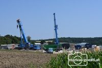 Windparkbaustelle