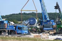 Windparkbaustelle