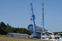 Windparkbaustelle