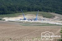 Windparkbaustelle