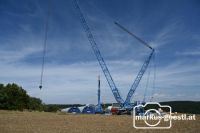 Windparkbaustelle