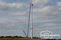 Windradmontage Gondel