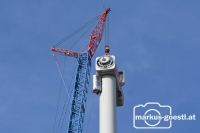 Windradmontage Gondel