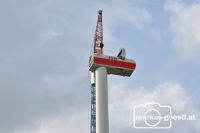 Windradmontage Gondel
