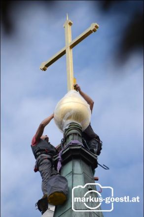 Montage Turmkreuz Sonnberg