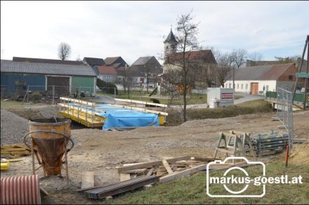 Baustelle Radweg Blauburger