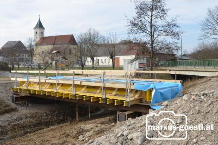 Baustelle Radweg Blauburger