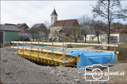 Baustelle Radweg Blauburger