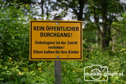 Schild Kein Durchgang