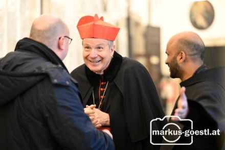 Kardinal Schönborn im Gespräch
