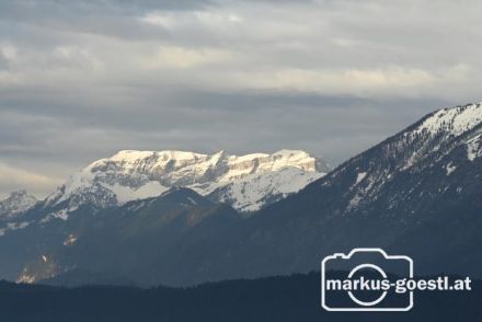 Berg mit Schnee