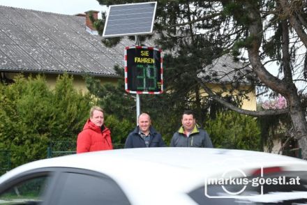 Geschwindigkeitsanzeige