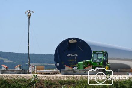 Windparkbaustelle