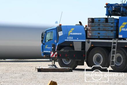 Windparkbaustelle