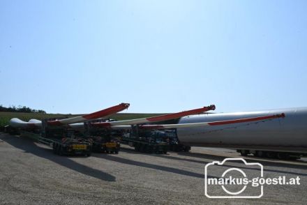 Windparkbaustelle