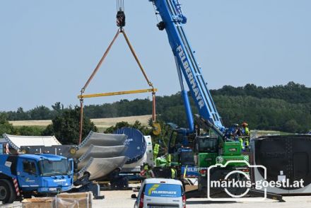 Windparkbaustelle