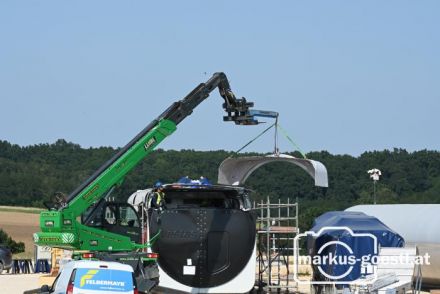 Windparkbaustelle