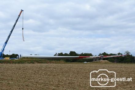 Windparkbaustelle