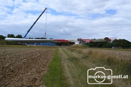 Windparkbaustelle