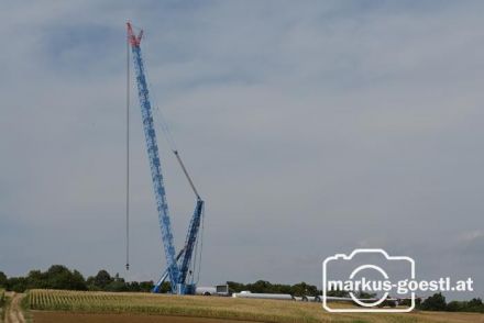 Windparkbaustelle