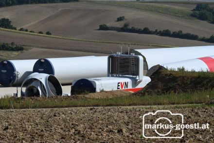 Windparkbaustelle
