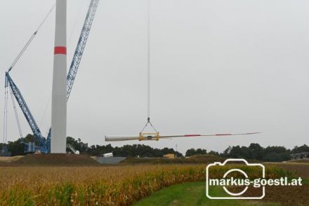 Windparkbaustelle