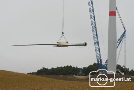 Windparkbaustelle