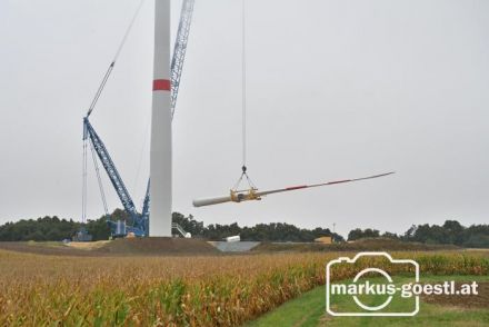 Windparkbaustelle