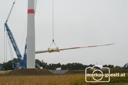 Windparkbaustelle