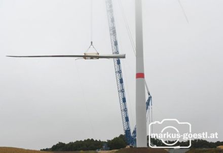 Windparkbaustelle
