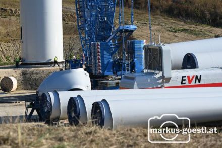 Errichtung Windpark