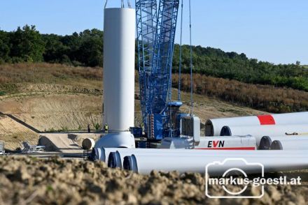 Errichtung Windpark