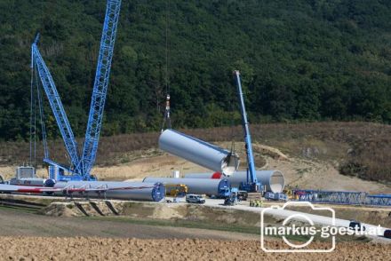 Errichtung Windpark