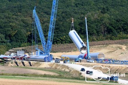 Errichtung Windpark