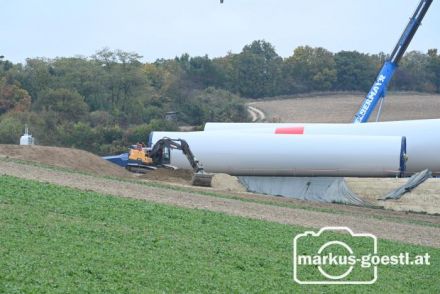 Errichtung Windpark