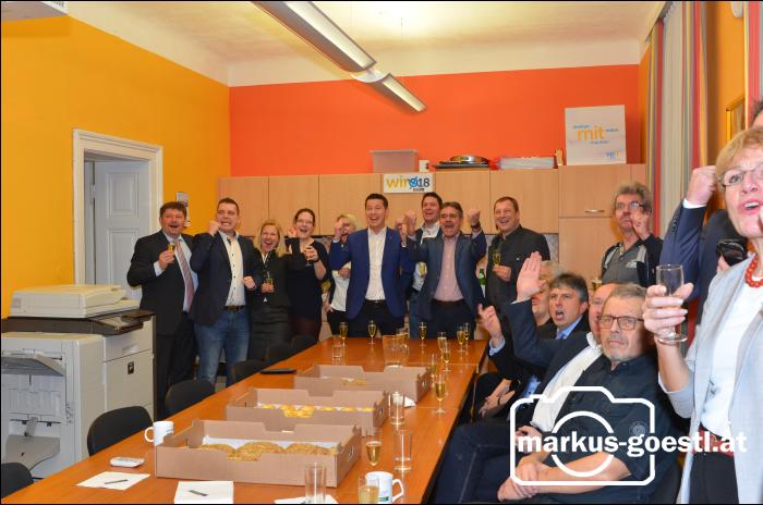 Wahlabend Bezirkspartei