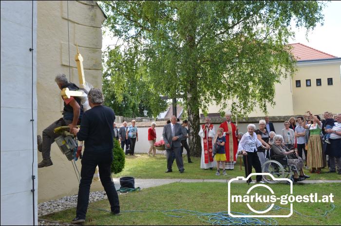 Montage Turmkreuz Sonnberg