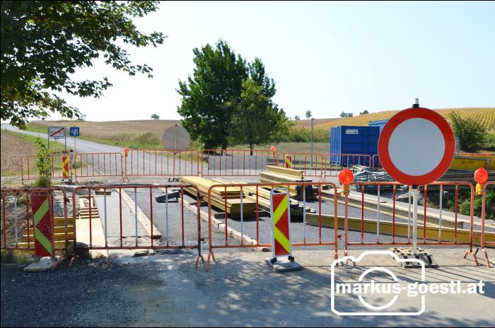 Baustelle Brücke Wenzersdorf