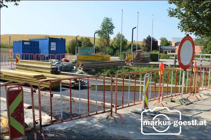 Baustelle Brücke Wenzersdorf