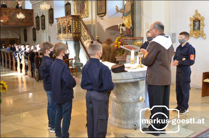 Segnung Feuerwehrauto