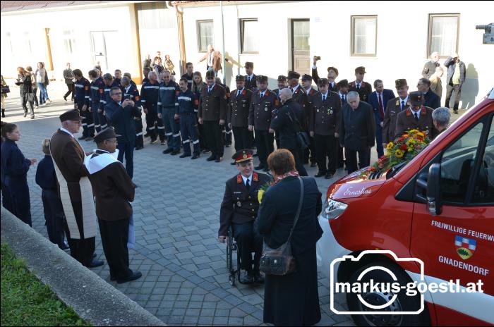 Segnung Feuerwehrauto