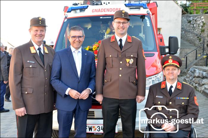 Segnung Feuerwehrauto